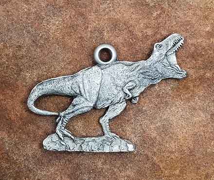 T Rex Pewter Ornament